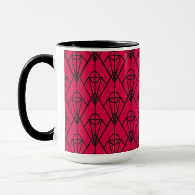 Taza Diamantes Art Deco (Izquierda)