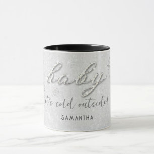 Taza Diamantes de imitación beben su frío fuera de las