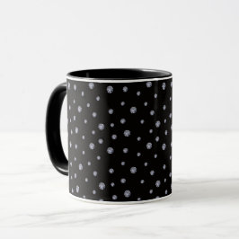 Taza Diamantes de imitación de negro