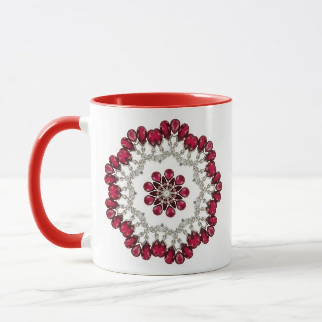 Taza Diamantes y rubíes Kaleidoscope (Izquierda)