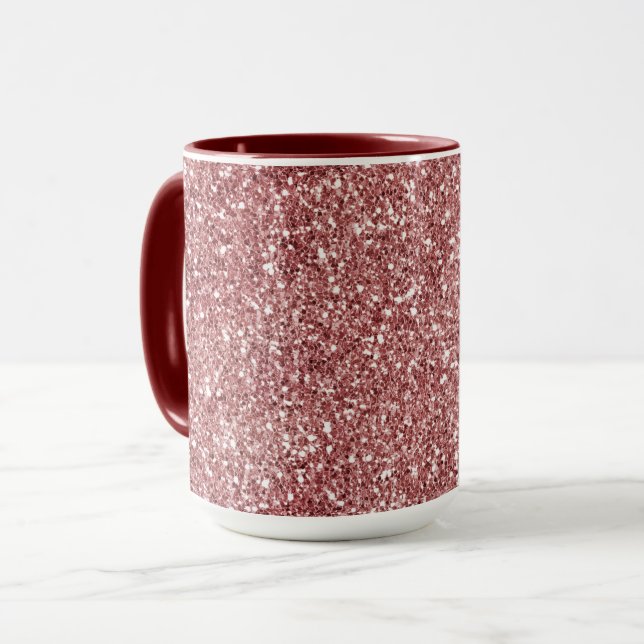 Taza Diamantina roja (Anverso izquierdo)
