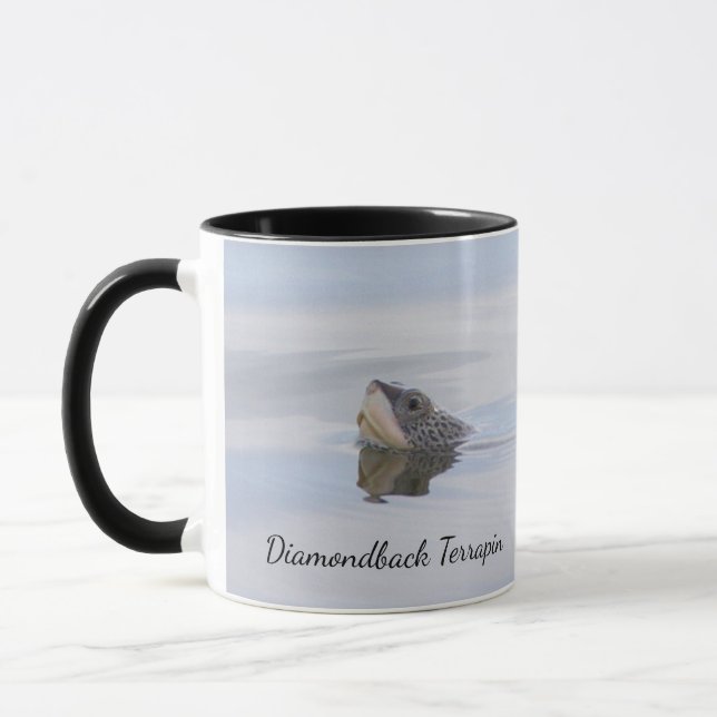 Taza Diamondback Terrapin Face Mug (Izquierda)