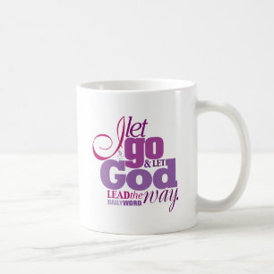 Taza DIARIA de dios de WORD® "deje van, deje"