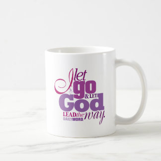Taza DIARIA de dios de WORD® "deje van, deje"