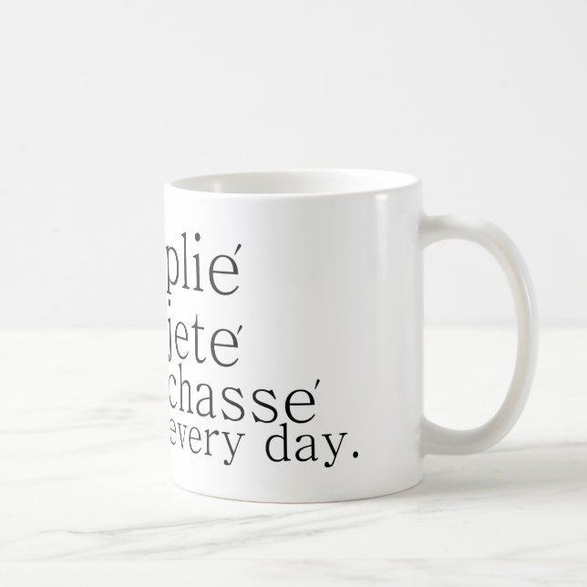 taza diaria del bailarín del chasse de Jete del (Derecha)
