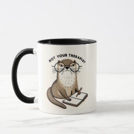 Taza Diario de Otter Holding - "No es tu terapeuta"