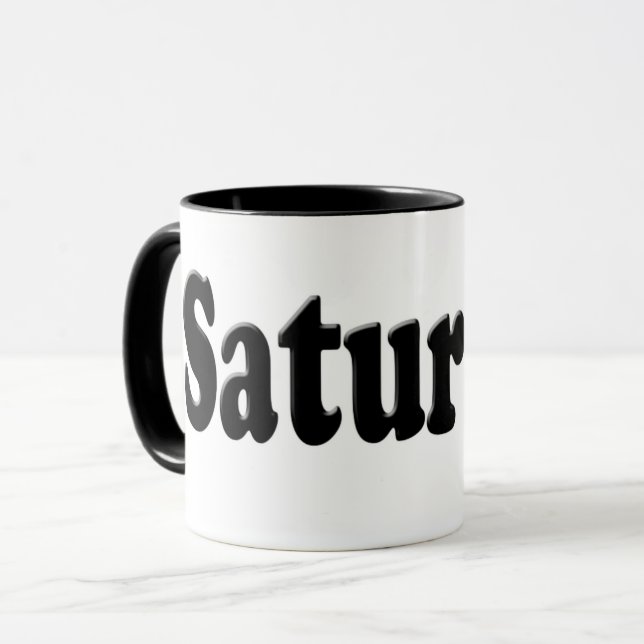 Taza Días de la semana - Sábado (Anverso izquierdo)