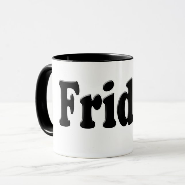 Taza Días de la semana - viernes (Anverso izquierdo)