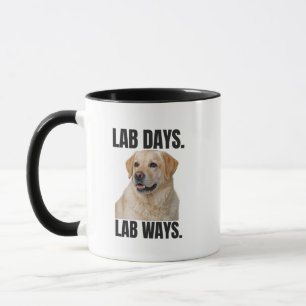 Taza Días de laboratorio, formas de laboratorio: café L