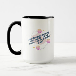 Taza Días yarn-tasticos empiezan con crochet Mug