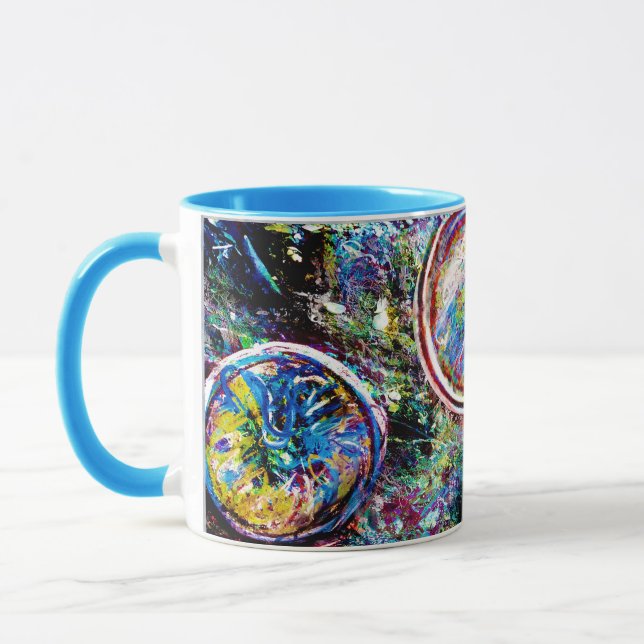 Taza Diátomos con algas marinas (Izquierda)