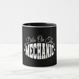 Taza Dibs Sobre El Mecánico Padre Mecánico De Mantenimi
