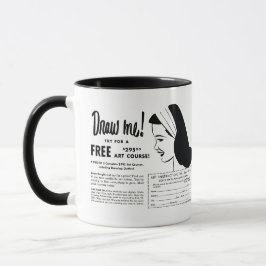 Taza Dibújame - Concurso de Dibujo de la Escuela de Art
