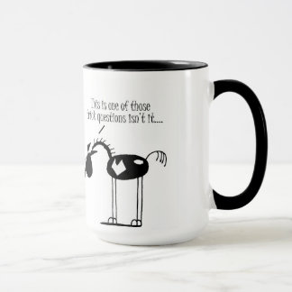 Taza Dibujo animado divertido del caballo