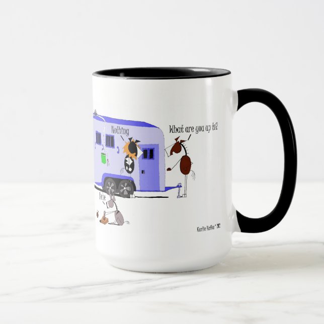 Taza Dibujo animado divertido del cargamento del (Derecha)