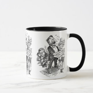 Taza Dibujo animado político de Theodore Roosevelt 1912