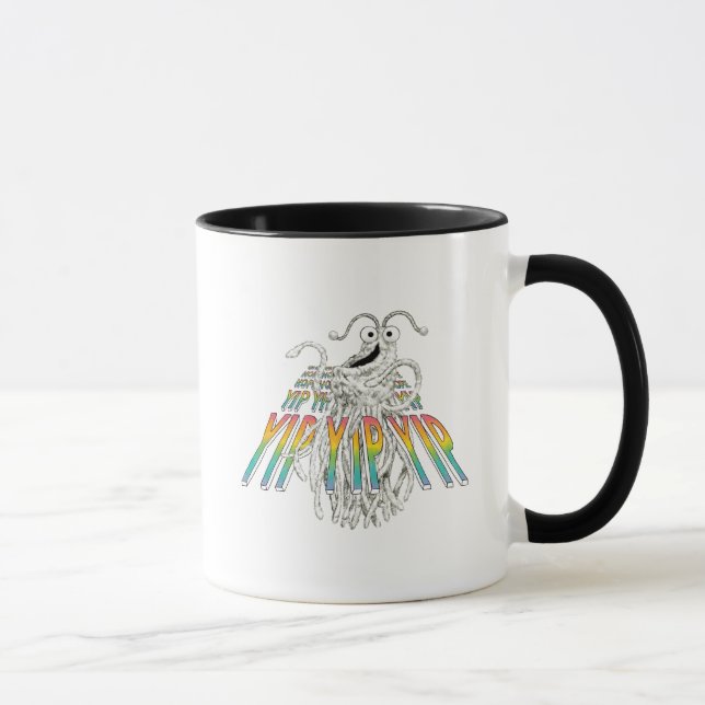 Taza Dibujo de esbozo de Yips B&W (Derecha)