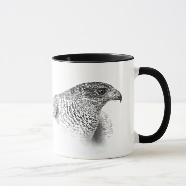 Taza Dibujo de Goshawk (Derecha)