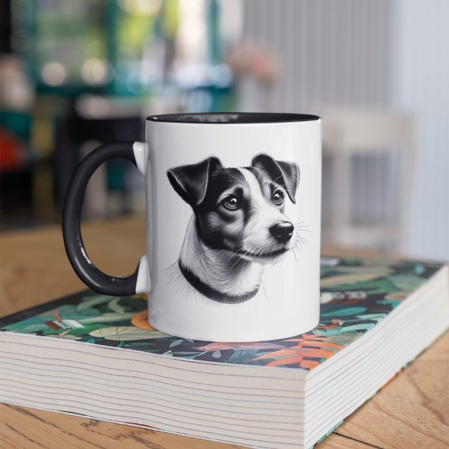 Taza Dibujo de Jack Russell Terrier (Subido por el creador)