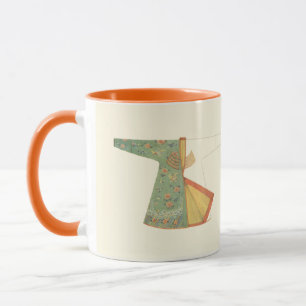Taza Dibujo de Kimono semiterminado