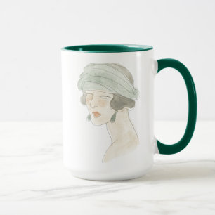 Taza Dibujo de moda - Retrato