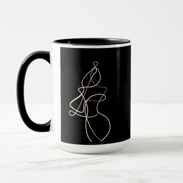 Taza Dibujo De Mujer. Gráfico (Izquierda)