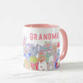 Taza Dibujo de Personalizado animal para niños