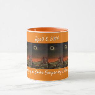 Taza Dibujo de un eclipse solar de Edmund Weiss Mug