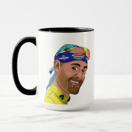 Taza Dibujo digital de Marco Pantani Il Pirata