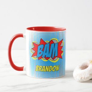 Taza Dibujo Divertido Personalizado Cómic Libro Estilo 