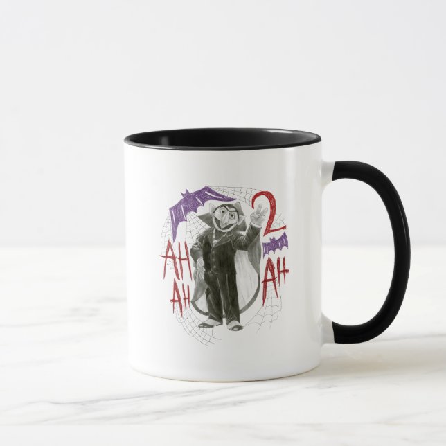 Taza Dibujo en blanco y negro del Conde von Count (Derecha)