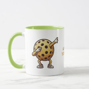 Taza Dibujo Lindo de Pickleball para Amante de los Depo
