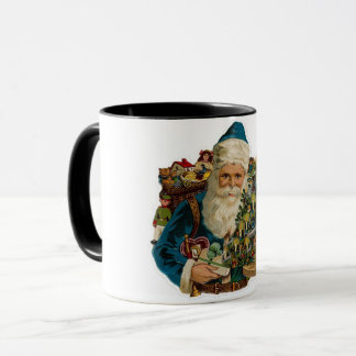 Taza Dibujo vintage de los Navidades de Santa Claus Mug