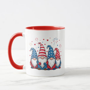 Taza Dibujos animados de Gnomo estadounidenses lindos d