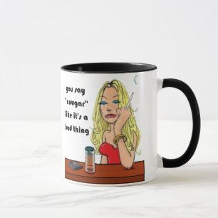 Taza dices cougar mug
