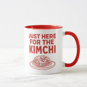 Taza Dicho divertido de kimchi Amante de la comida core