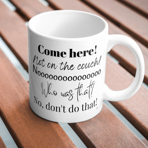 Taza Dichos Divertidos para Mamá Perro Personalizados