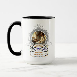 Taza Dickens' David Copperfield Black Mug