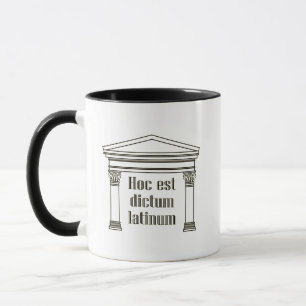 Taza Dictum especial latinum - lino gracioso