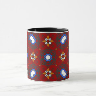 Taza Dieciocho arte caleidoscopio del volumen cuatro