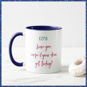 Taza Diem de carpe Inspirador 