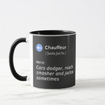 Difamación Chauffeur, idea de regalo graciosa