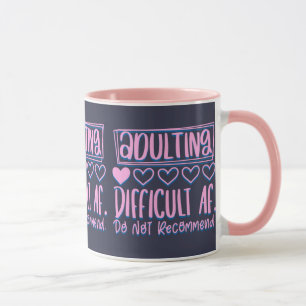 Taza Difícil Dificultad para Adultos No Recomendaría