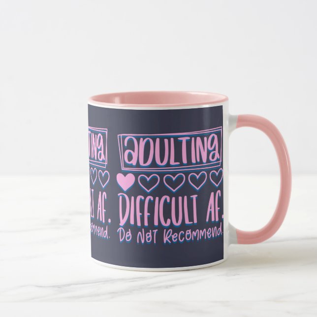 Taza Difícil Dificultad para Adultos No Recomendaría (Derecha)