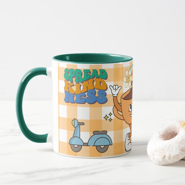 Taza difundir amabilidad (Con donut)