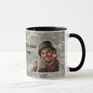 Taza digital, hombre llano, patc real del ejército… -
