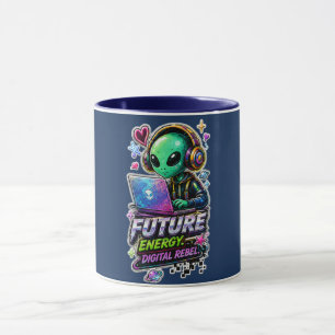 Taza Digital Rebel de Energía Futurista ⚡
