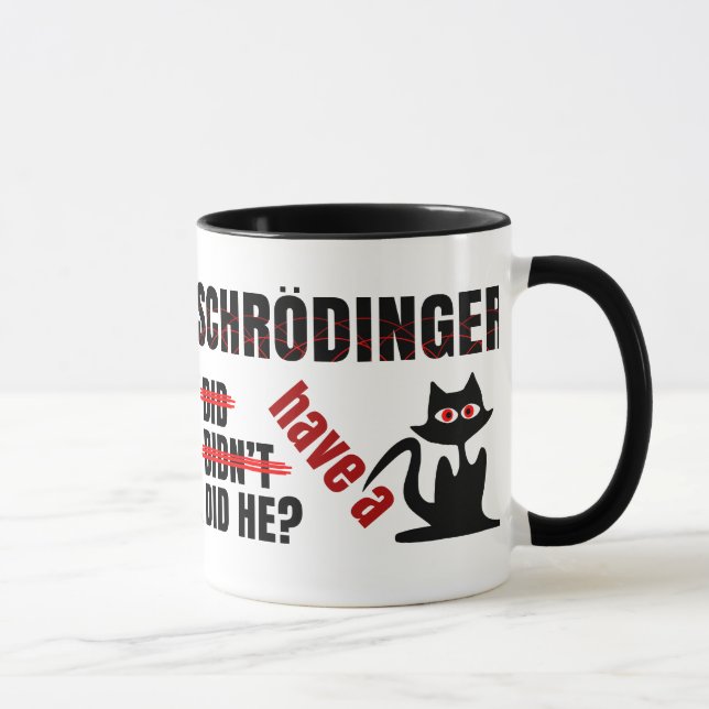 Taza Dillema de Schrodinger (Derecha)