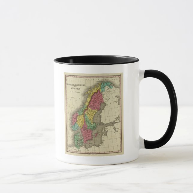 Taza Dinamarca, Suecia Y Noruega (Derecha)
