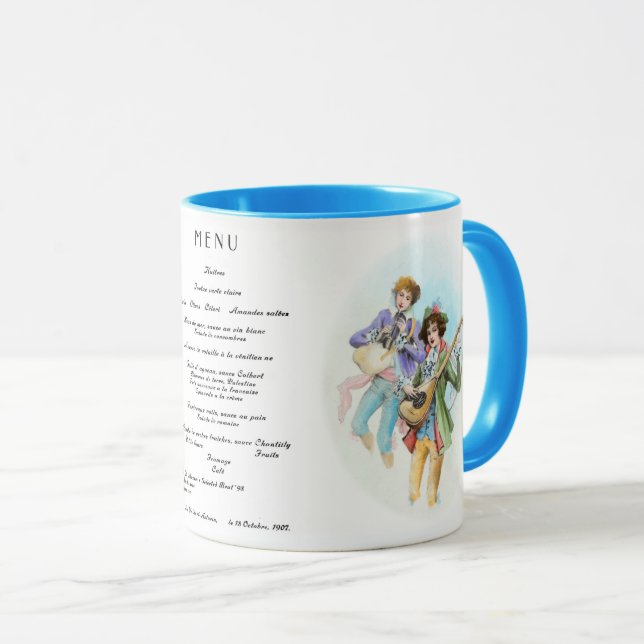 Taza Dinner Invite at The Waldorf Astoria Hotel, 1907 (Anverso derecho)